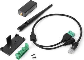Serijinių įrenginių serveris "WiFi" serijinis serveris su RJ45 sąsaja ir išorine antena "Modbus TCP" pramoniniam ryšiui