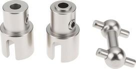 SG parduotuvė 1 komplektas nuo 3 mm iki 3,17 mm plieninės pavaros veleno jungties universali jungtis, skirta FT012
