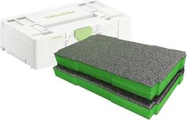 Shadow Foam Einlegeset | hergestellt für Festool und TANOS SYS3 L Systainer | Schaumstoff schneiden und schälen (50mm, Grün)