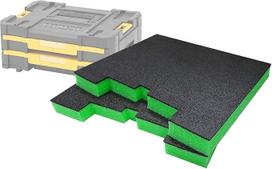 Shadow Foam TSTAK/ProStack stalčių putplasčio įdėklai "DeWalt" ir "Stanley" | Rankiniai įrankiai, elektriniai įrankiai ir įrankių laikymo priemonės (30 mm, žalias)