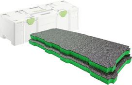 Shadow Foam Systainer SYS3 XXL putplasčio įdėklai [Twin Pack] Pjaunamos ir nulupamos putplasčio įdėklai Festool ir Tanos SYS3 XXL Systainer (30 mm, žalias)