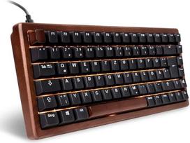 Sharkoon Skiller SGk50 S3 medinė, PBT, RGB žaidimų klaviatūra, 75% vokiškas išdėstymas