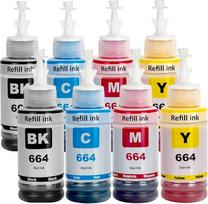 SHUOLEI 664 rašalas suderinamas su Epson 664 rašalo kasetėmis, skirtomis ET-2500 ET-2550 ET-2600 ET-2650 ET- 3600 ET-4500 ET-4550 ET-14000 ET-15000 ET-16500 L10 0 L11 0 L200 L210 L350 L355 (8 pakuotės)