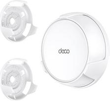Sieninis laikiklis "TP-Link Deco BE23/BE25/BE3600/BE5000 WiFi 7 Mesh Wi-Fi" sistemai - erdvę taupantis laikiklis su paslėptu kabelių valdymu, saugus ir stilingas dizainas namams ir biurui (baltas)