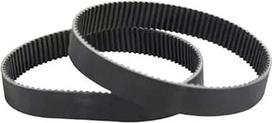 Sinchronriemen Zahnriemen HTD 296-8M, 296 mm Länge, 40 mm Breite, aus Gummi für industrielle Kraftübertragung, 1 Stück