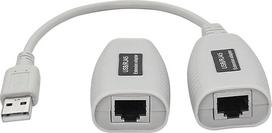 SinLoon USB ir RJ45 Cat ilginimo kabelis, LAN ilginimo adapteris per Cat5 Cat5e Cat6 kabelio jungtį iki 150 pėdų ilgio