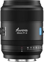 SIRUI Aurora 35 mm F1.4 pilno kadro automatinio fokusavimo objektyvas, plataus kampo pagrindinis objektyvas, skirtas L montavimo fotoaparatams, juodas