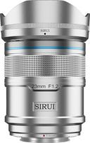 SIRUI Sniper 23 mm automatinio fokusavimo objektyvas, F1.2 plataus kampo APS-C fotoaparato objektyvas, X montavimo objektyvas, skirtas X-H2s, X-T5, X-M5, X-S20 (X montavimas, sidabrinis)