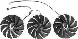 SISS 88 mm vaizdo plokštės ventiliatorius GA92S2U GPU ventiliatorius, skirtas vaizdo plokštės aušintuvui ZOTAC GeForce RTX 3070 3080 Ti 3090 AMP Holo Vaizdo plokštės ventiliatorius, 3 vnt.