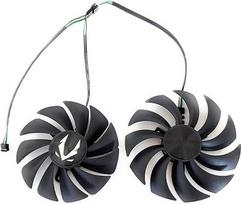 SISS vaizdo plokštės ventiliatorius, vaizdo plokštės, vaizdo plokštės ventiliatorius, skirtas ZOTAC Gaming RTX 3070 Twin Edge, 2x, GA92S2U, GAA8S2U (A+B rinkinys)