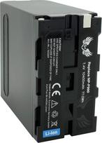 SK akumuliatorius "Sony NP-F990" | 10400 mAh - Akumuliatorius NP-F550 NP-F730 NP-F750 NP-F750 NP-F960 NP-F970 NP-F980 // Blykstės Vaizdo lempos Lauko monitoriai