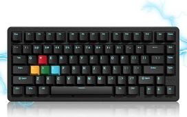 SK75 TMR/HE 75% žaidimų klaviatūra su Hall Effect ANSI US, belaidė mechaninė aliuminio klaviatūra su greito paleidimo magnetiniu jungikliu, 8000 Hz dažnio klaviatūra su "Mac" ir "Windows", juoda