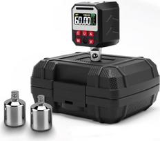 Skaitmeninis dinamometrinio veržliarakčio adapteris 1/2" 10-200Nm ir 17-340Nm sukimo momentų nustatymams Plieninė konstrukcija su iš anksto nustatyta atmintimi, skirta automobiliams ir pramonei (1,5-30NM)