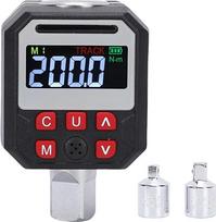 Skaitmeninis dinamometrinio veržliarakčio adapteris, 1/2" pavara, 0-200 Nm, skaitmeninis ekranas, garsinis ir šviesos diodų signalai, 9 iš anksto nustatytos grupės, 500 duomenų saugykla, skirtas