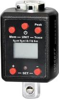 Skaitmeninis dinamometrinis veržliaraktis su sukimo momento 1,5-1000 nm adapteriu 1/4 3/8 1/2 3/4 Drive Microtorque (6,8-135 nm)