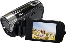 Skaitmeninis fotoaparatas 1080P 16 MP didelės raiškos skaitmeninis vaizdo fotoaparatas 16X skaitmeninis priartinimas DV vaizdo kamera 2,7 colio LCD ekranas Įmontuotas akumuliatorius su 1/4 colio varžto skyle