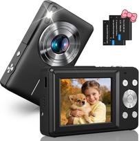 Skaitmeninis fotoaparatas 1080P 44MP foto kamera su 16X skaitmeniniu priartinimu Nešiojamasis kompaktiškas fotoaparatas Vlogging Skaitmeninis fotoaparatas vaikams paaugliams pradedantiesiems