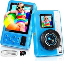 Skaitmeninis fotoaparatas, 10 pėdų povandeninis fotoaparatas su 32GB, 2,8 colio dvigubas fotoaparatas, vandeniui atsparus nešiojamas kompaktiškas fotoaparatas, 18 kartų skaitmeninis priartinimas vaikams, paaugliams, pradedantiesiems, suaugusiesiems