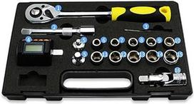 Skaitmeninis slėgio matuoklis, Mini-Drehmomentadapter, 1/2 Zoll, mit Hintergrundbeleleuchtung, Ratschenschlüssel-Set, Auto-Fahrrad-Reparatur-Handwerkzeuge(20-200 N.m)