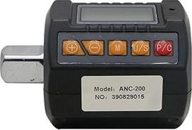 Skaitmeninis sukimo momento adapteris Sukimo momento raktas Skaitmeninis 1/2 reguliuojamas elektroninis sukimo momento raktas Dviračių rinkinys Automobilių remontas Dviratis Didelis tikslumas, didelis jautrumas (ANC-200)