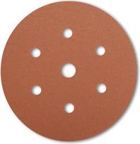 Šlapias "Velcro" šlifavimo diskas 542B7 K/F615) Pakuotė 6 vnt., skersmuo 150 mm (pakuotė po 100 vnt.)