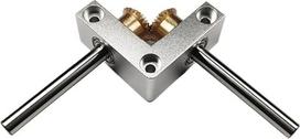 Sliekinis ratas 1:1 Perdavimas Dešiniojo kampo kampinė pavara Micro 90 laipsnių 4 mm - 4 mm veleno komutatorius C