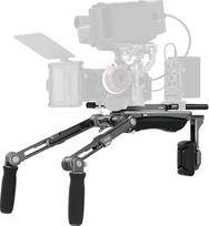 SMALLRIG "HawkLock Shoulder Rig" rinkinys, beveidrodžių fotoaparatų / vaizdo kamerų peties atramos sistema, greitas reguliavimas vienu prisilietimu, suderinama su arca-Swiss/MFT, SR007 Pro - 4181B