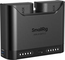 SMALLRIG LP-E6NH fotoaparato baterijų paketas "Canon" 22,5 W dvigubas įkroviklis su 1940 mAh baterijomis, skirtas "Canon EOS R6 Mark II", 5D Mark II/III/IV, 6D/7D, 6D/7D Mark II, R5/R6/R7, R6 Mark II - 5484