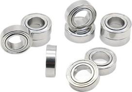SMR137ZZ guolis 7 x 13 x 4 mm (10 vnt.) ABEC-7 nerūdijančio plieno rutuliniai guoliai su apsauga SMR137Z SMR137Z SMR137 Z ZZ