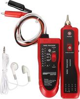 Socobeta Wire Netzwerkkabeltester Circuit mit Kopfhöreranschluss Zum Testen von RJ11 RJ45-Telefonleitungen