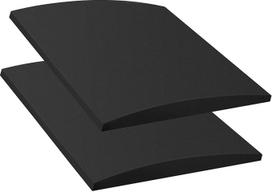Sofakissen-Unterstützung, 2 Stück Stuhlkissen 60x60x5cm, Couchkissen-Unterstützung für Schlaffen Sitz, Hochdichter Sofa-Reparatur-Schaumstoff, Sag-Reparatur-Ersatz, Schwarz