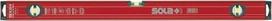 SOLA Red 60 Spirit Level 60 cm patentuotas "Sola-Focus" gulsčiukas su amortizuojančiais galiniais dangteliais