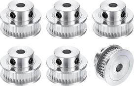 sourcing map GT-2 36T diržo skriemulys Sinchroninis ratas 5mm Bore Aliuminio Timing Belt 36T tinka plotis 6mm Timing Belt 3D spausdintuvas CNC mašinos 6 Pack