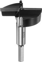 sourcing map Forstner Drill Bit 63mm (2-1/2") Volframo karbido medienos Forstner Bit Opener Cutter for Hinge Hole Drilling Woodworking Black
