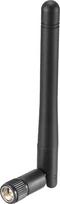 Sourcing Map WiFi antena 3dBi 2.4/5.8GHz SMA Male Omni-Direction Dual Band 110mm sulankstoma Bluetooth Zigbee antena Suderinama juoda