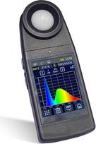 Spektrometras Farbbeleuchtungsmessgerät, 2,8 Zoll TFT jutiklinis ekranas, 1-200.000 Lux, 400-700nm, Anschluss an PC, für Lichtanalyse