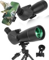 Spektiv - Ultra HD 25-75X70 Teleskopas, dvigubas fokusavimas HD, wasserdichtes Spektiv FMC Objektiv-BAK4 Prisma mit Tragetasche Stativ für Zielschießen Jagd Vogelbeobachtung Laukinės gamtos peizažai
