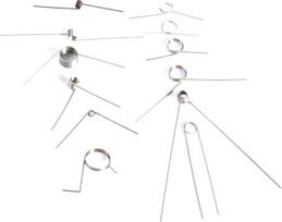 Spiralinės spyruoklės durų rankenoms, 20 vienetų, vielos skersmuo 0,3 mm, mini 304 nerūdijančio plieno sukimo spyruoklė papuošalams (Nr. 8)