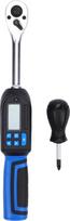 Srliya Einstellbarer Digitaler Torsionsschlüssel, Ergonomischer Elektronischer Torsionsschlüssel für Motorrad-Enthusiasten, 3/8 3-60 N.M
