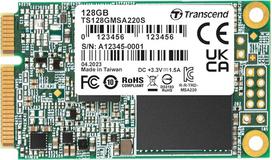 SSD 128GB "Transcend MSA220S mSATA 3D NAND", SATA3