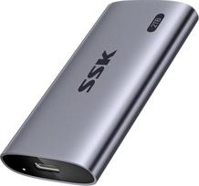 SSK 2 TB SSD išorinis SSD diskas iki 2000MB/s, USB 3.2 Gen2x2 nešiojamasis išorinis SSD diskas, skirtas "iPhone 15/16/17 PRO/Mac/Pro/OTG telefonams/nešiojamiesiems kompiuteriams