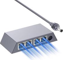 Starlik Ethernet adapteris, Starlik Gen3 / Mini su 4 prievadais, Gigabit, 4 tinklo prievadai vienu metu, WiFi Extender Hub | bis zu 1Gbit/s