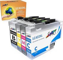 START Multipack 4x LC422XL suderinama su Brother LC-422 XL (1x juoda, 1x žydra, 1x purpurinė, 1x geltona), skirta Brother MFC-J5340DW, MFC-J5345DW, MFC-J5740DW, MFC-J6540DW, MFC-J6940DW