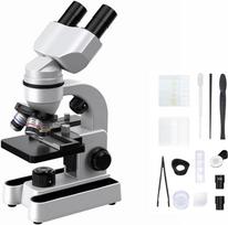Stereomikroskopas, biologinis mokymosi mikrokroskopas studentams, su telefonspyne, biologiniu zondu ir fülllicht (4)