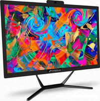 STGsivir "All-in-One" stalinis kompiuteris 21,5 colio "Core i5" iki 3,6 GHz 16GB RAM 512GB SSD "WiFi" "Bluetooth 5.0" "Windows11 Pro" juodas