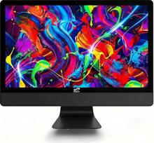 STGsivir "viskas viename" stalinis kompiuteris, 24 colių ekranas, "Core i7" iki 4,0 GHz, 16GB RAM, 512GB SSD, "WiFi", "Bluetooth 5.0", "Windows11 Pro", juodas