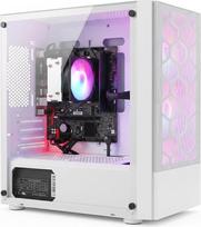 STGsivir Desktop-PC, "Ryzen 5 3400G" iki 4,0 GHz, 16GB DDR4 RAM, 512GB SSD, "WiFi6", BT 5.0, RGB-Lüfter x3, "Windows11 Pro