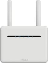 STRONG - 4G+ LTE maršrutizatorius 1200 - Mobilioji prieigos vieta - Iki 300Mbps 4G / 1200Mbps WLAN - Idealiai tinka IPTV, HD transliacijai, žaidimams - 4 Gigabit LAN prievadai - Tinka visoms SIM kortelėms - baltos spalvos