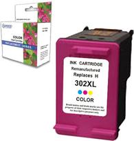 Suderinama rašalo kasetė, skirta HP 302 XL DESKJET 3830 3832 4650 1110