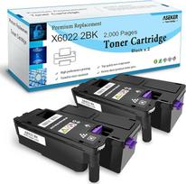 Suderinama tonerio kasetė "Xerox Phaser 6020 6022 WorkCentre 6025 6027 6028" spausdintuvams Didelio našumo 2000 puslapių 106R02759 (2 juodos spalvos)